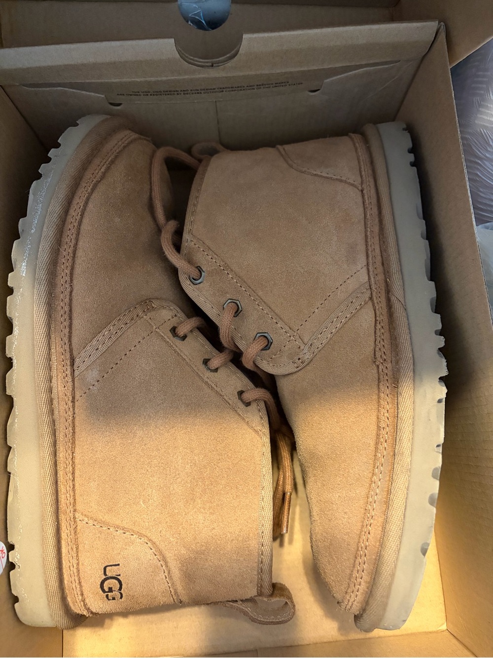 UGG Woman’s Chestnut Suede Neumel Boots
